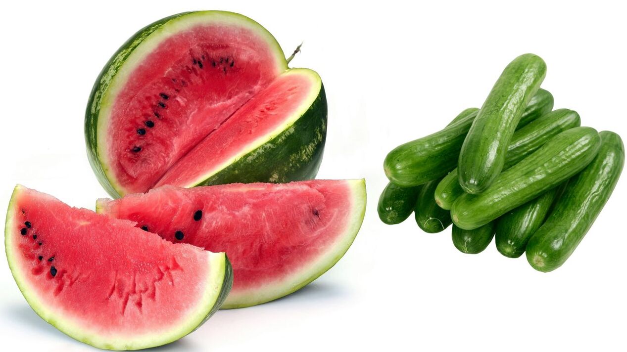 diéta z melónu a uhorky