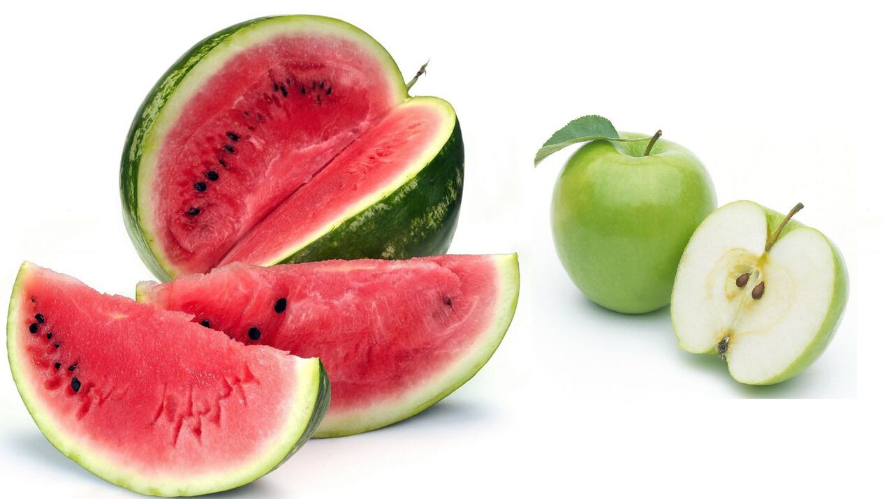 melónová jablková diéta