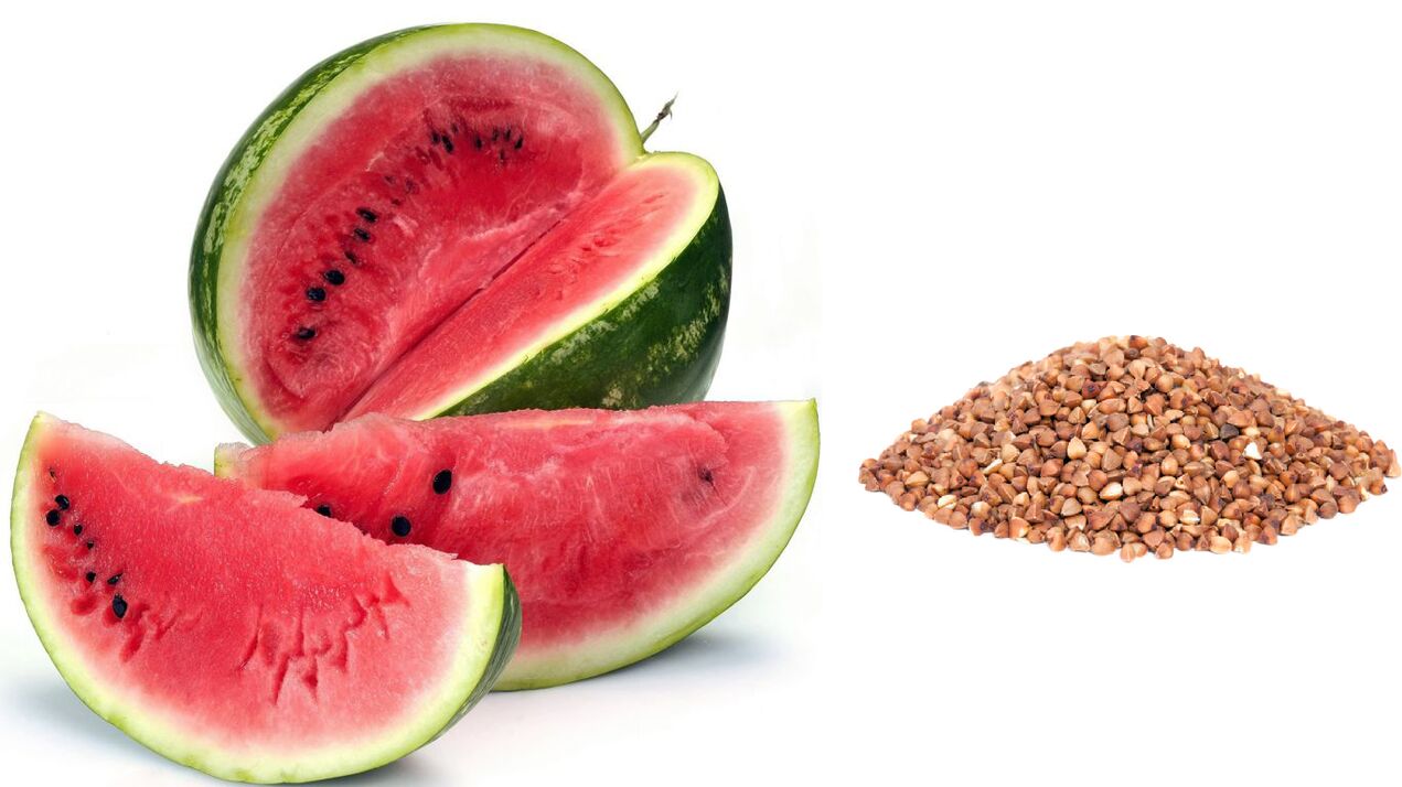 vodná melónová pohánková diéta na chudnutie
